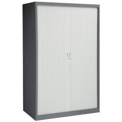 Armoire D'atelier Haute À Rideaux 1200x665x1950 Mm - Gris Foncé - Sofame
