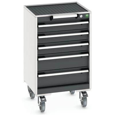 bott 1 armoire 5 tiroirs cubio roulante - bott