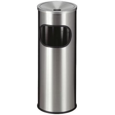 Cendrier-corbeille Inox Ø 24cm - Vepabins