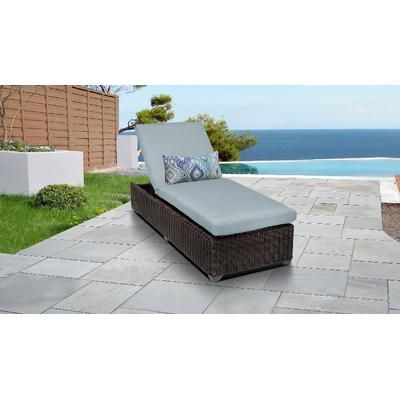 Venice Chaise Outdoor Wicker Patio Furniture in Spa - TK Classics Venice-1X-Spa