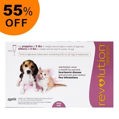 Revolution For Kittens / Puppies (Pink) 3 Doses