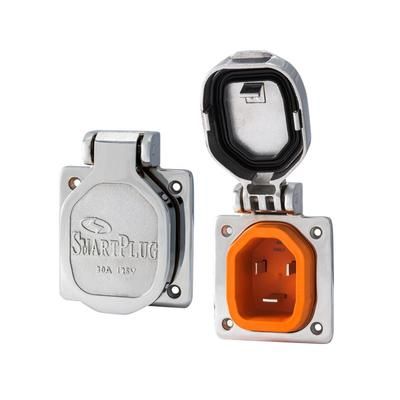 SmartPlug 30 Amp Inlet w/Stainless Steel Cover/No Thermostat - Boat & RV Side BM30NT