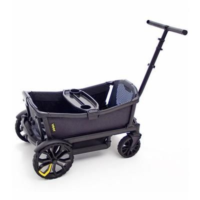 Veer Cruiser (2 Seater) Stroller Wagon + Canopy Bundle - Joshua Green/Gray