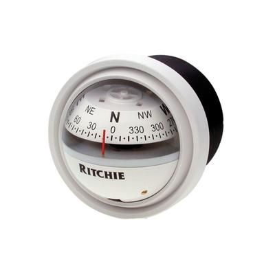 Ritchie V-57W.2 Explorer Compass - Dash Mount - White V-57W.2