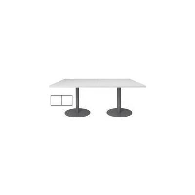 8' x 4' Rectangular Disc Base Conference Table