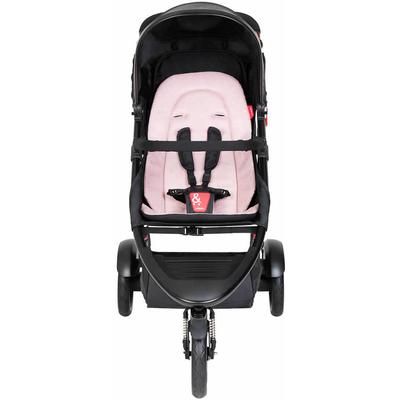 Phil & Teds Dot Stroller & Liner - Black/Blush