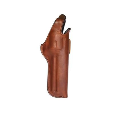 Bianchi 5BHL Thumbsnap Suede Lined Belt Holster Dan Wesson 744/Dan Wesson 41/Dan Wesson 44 Right Hand Plain Tan 13652