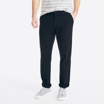 Nautica Men's Classic Fit Deck Pant True Black, 32x32