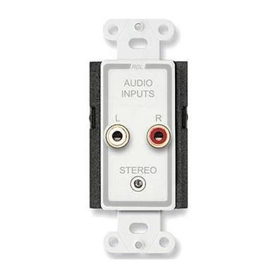 RDL D-CIJ3D Consumer Input Jacks (Stereo) (White/Gray) D-CIJ3D