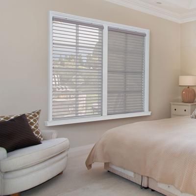 Wide Width Horizontal Sheer Shade by Whole Space Industries in Gray (Size 31" W 64" L)