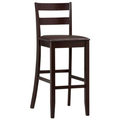 Triena Collection Soho Counter & Bar Stool by Linon Home Décor in Espresso