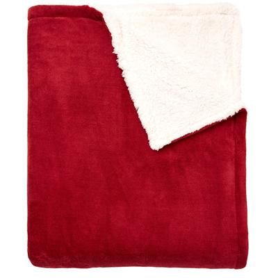 BH Studio Sherpa Microfleece Blanket by BH Studio in Garnet (Size TWIN)