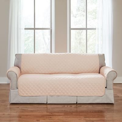 BH Studio Water-Repellent Microfiber Sofa Protector by BH Studio in Natural Slipcover