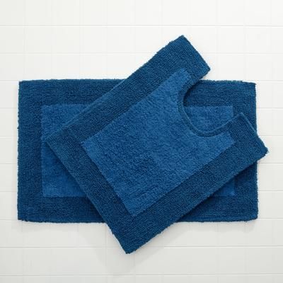 BH Studio 2-Pc. Bath Rug Set by BH Studio in Cobalt Mats
