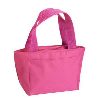 Liberty Bags 8808 Simple and Cool Recycled Cooler Bag in Hot Pink | Polyester LB8808