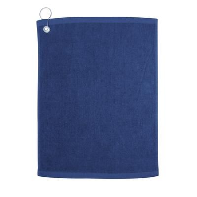 Carmel Towel Company C1518GH Large Rally with Grommet and Hook in Navy Blue | Cotton C1518
