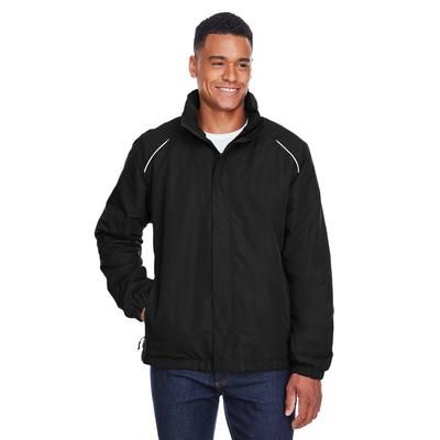 CORE365 88224T Men's Tall Profile Fleece-Lined All-Season Jacket in Black size XL/Tall | Polyester