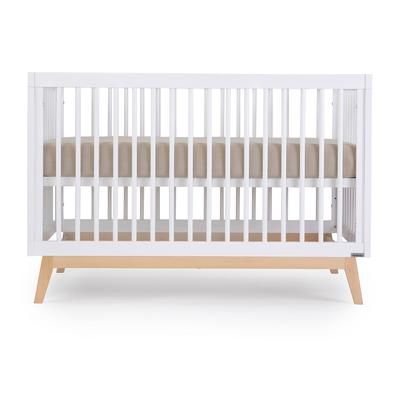 dadada Soho 3-in-1 Convertible Crib - White/Natural
