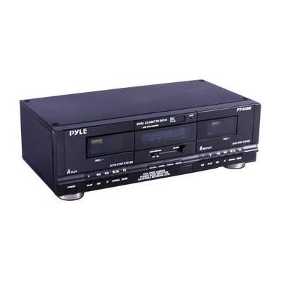 Pyle Pro PT649D Dual Cassette Player and Recorder PT649D