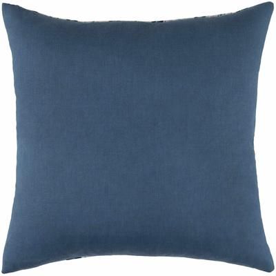 Mayodan 20" Square Traditional Cotton Teal/Navy/Cream/Burgundy Throw Pillow - Boutique Rugs