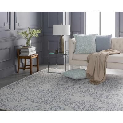 Nanticoke 20" Square Traditional Light Sage Throw Pillow - Boutique Rugs