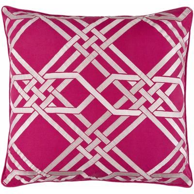 Rockhampton 13"L x 20"W Traditional Blush/Fuchsia Lumbar Pillow - Boutique Rugs