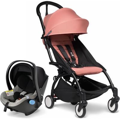 Babyzen YOYO2 6+ & Clek Liingo Travel System - Black / Ginger