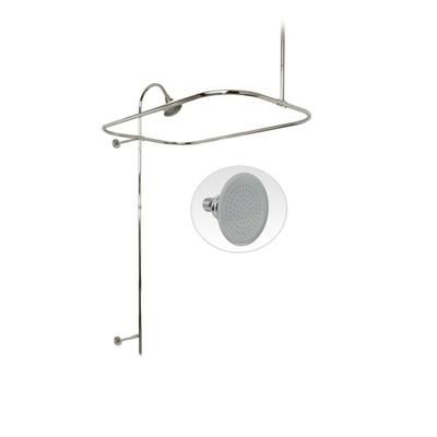 Randolph Morris 48 Inch End Mount Shower Conversion Kit with Watering Can Shower Head RMSHOWERKIT3W-48C