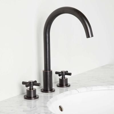 Randolph Morris Widespread Bathroom Sink Faucet - Metal Cross Handles RMX202-ORB