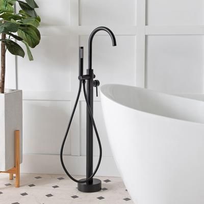 Randolph Morris Contemporary Freestanding Tub Faucet RMJSSPF-MB