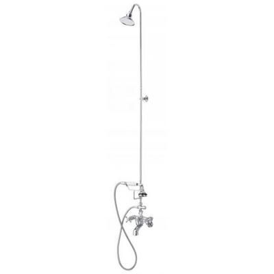 Cheviot Tub and Shower Combination with Handshower with Metal Cross Handles 5160-CH