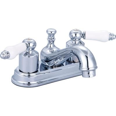 Banner 350 Series Centerset Bathroom Sink Faucet with Pop Up Drain - Chrome 351-B