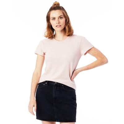 Alternative 05052BP Women's Keepsake Vintage Jersey T-Shirt in Faded Pink size XS | Cotton Polyester AA5052, 5052