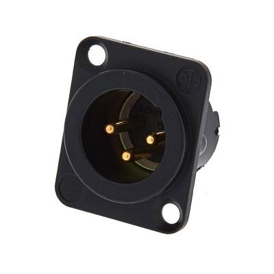 Neutrik NC3 MD-LX-B Einbaustecker