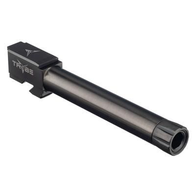 TRYBE Defense GLOCK 22/31 9mm Threaded Conversion Pistol Barrel 1/2 x 28 416R Stainless Steel Titanium DLC TPBCONVG22-31-DLC