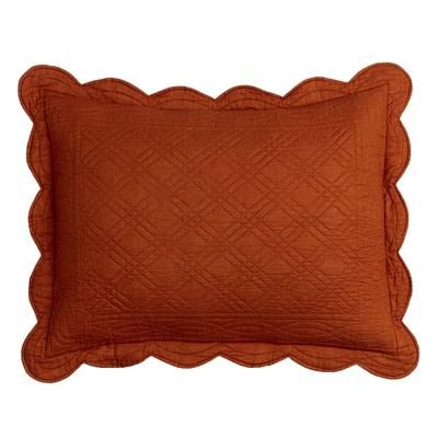 Florence Sham by BrylaneHome in Spice (Size KING) Pillow