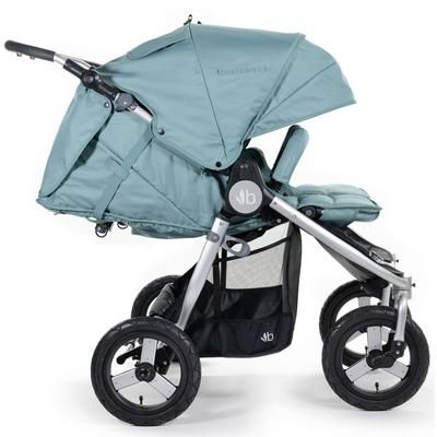 Bumbleride Indie Twin Side by Side Double Stroller - Sea Glass