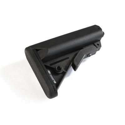 JE Machine Tech AR-15 Gen 3 Armory SOPMOD Buttstock Fixed Mil-Spec Polymer Matte Black PS-ST7B
