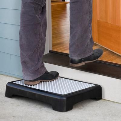 440 lbs. Weight Capacity Non-Slip Outdoor Step by North American Health+Wellness in Black Matte