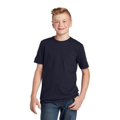 District DT6000Y Youth Very Important Top in New Navy Blue size Medium | Cotton