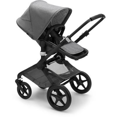 Bugaboo Fox2 Complete Stroller - Classic - Black/Grey Melange