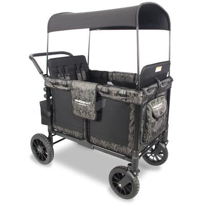 WonderFold W4 Quad Premium (4 Seater) Stroller Wagon - Camouflage (Limited Edition)