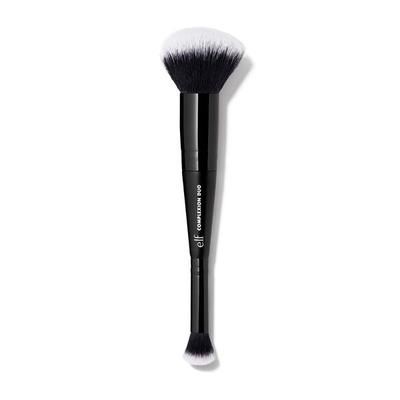 e.l.f. Cosmetics Concealer & Foundation Complexion Duo Brush - Vegan and Cruelty-Free Makeup