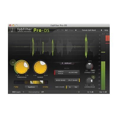 FabFilter Pro-DS De-Esser Software 11-30174