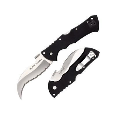 Cold Steel Black Talon II Knife 4in Serrated Blade Black CS-22BS