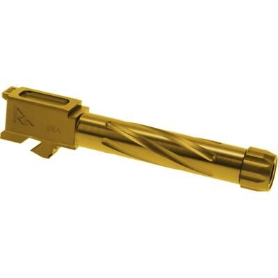Rival Arms Glock 19 Gen 3/4 Precision Threaded Drop-in Barrel Gold RA-RA20G202E