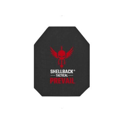 Shellback Tactical Prevail Series 4S17 Level IV Single Curve 10 x 12 Hard Armor Plate Black 10 x 12 SBT-4S17-BK