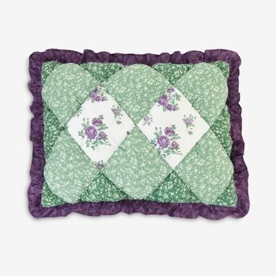 Alexis Puff Sham by BrylaneHome in Lilac Sage (Size STAND) Pillow