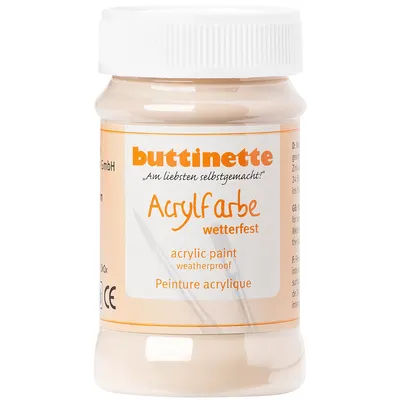 buttinette Peinture acrylique résistante aux intempéries, couleurs différentes, 100 ml