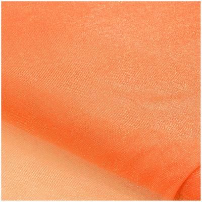 Tissu tulle, orange